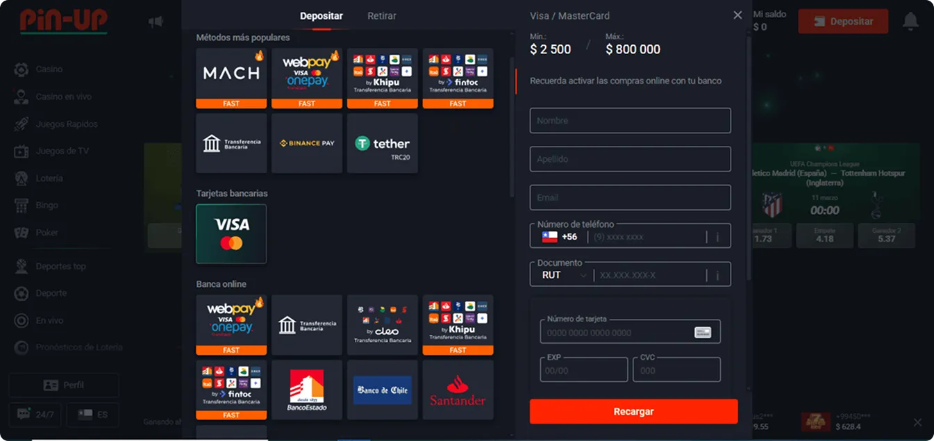 Cómo jugar en Pin-Up Casino