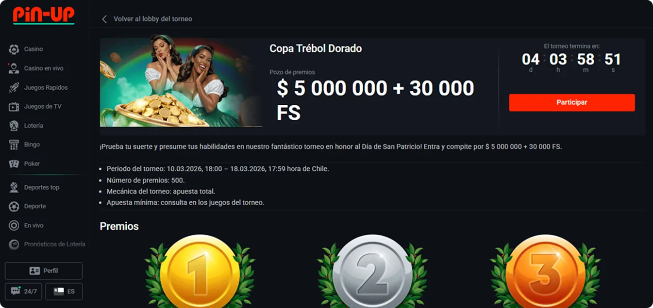 Obtenga su bono de Pin-Up Casino y juegue hoy